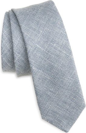 Eleventy Cashmere & Silk Tie in Denim at Nordstrom