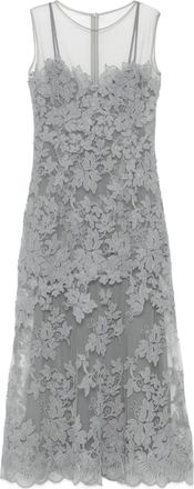 Ermanno Scervino Tulen jurk - Grijs