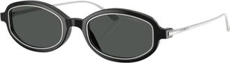 Emporio Armani Ea 4276U Zonnebril - Dames - Zonnebrillen - Zwart - 49 MM - Accessoires