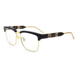 Gucci Mens Gucci Multi-Color GG Optical Metallic Asia Edition Black Glasses Frame GG0605O-001