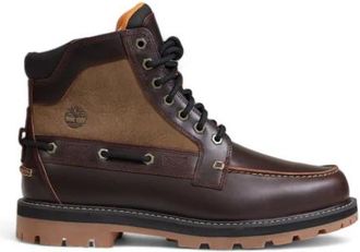 Timberland Lace-Up Boot Herfst/Winter Collectie - Heren - Veterlaarzen - Bruin - 43 1/2 EU - Leer - Schoenen