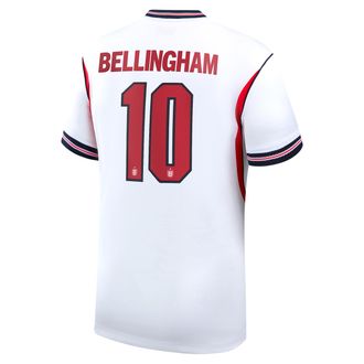 Nike Jude Bellingham England National Team 2026 Stadium Home Nike Mens Dri-FIT Soccer Jersey in White | NN203948206-ENG