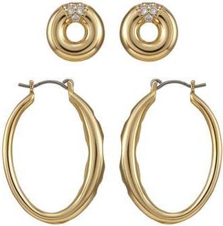 Vince Camuto Set of 2 Assorted Earrings in Gold at Nordstrom Rack