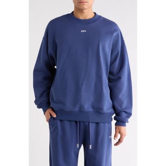 Off-white Skate Logo Sweatshirt in Dark Blue-White at Nordstrom Rack, Size Xx-Large