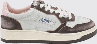 Autry Sneakers Medalist Low Super Vintage in pelle e camoscio con effetto usurato