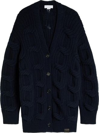 Stella McCartney Kabelgebreid vest - Blauw