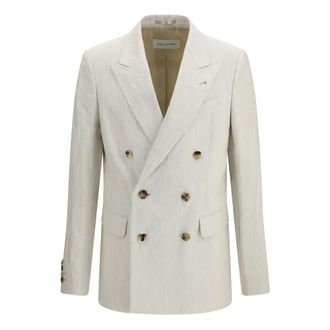 Dries Van Noten Barry Blazer - Heren - Jassen - Wit - Maat: M Katoen