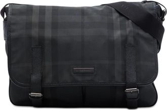 Burberry Pre-owned Burberry Smoke Check Nylon Messenger Bag Ladies 1M6PSLNDWH510ZVR