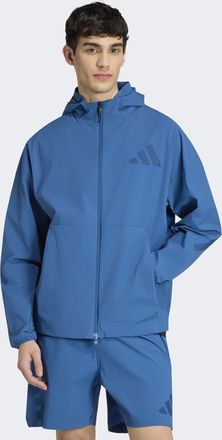 adidas Trainingsjacke ADIDAS SPORTSWEAR ADIDAS Z.N.E. WOVEN, Herren, Gr. L, dusky petrol, Obermaterial: 85% Polyamid, 15% Elasthan, Jacken Trainingsjacke