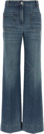 Victoria Beckham Dames, Jeans, Blauw, Maat: W29 Katoen