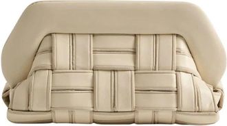 Themoir&egrave; Bios Trim Vegan Stoffen Tas - Dames - Clutches - Beige - ONE Size - Tassen