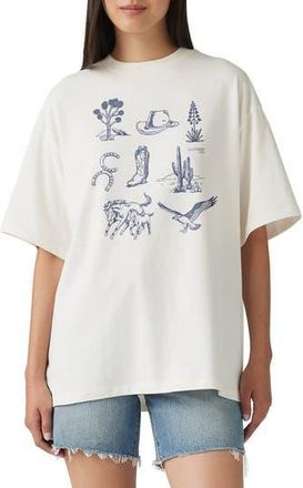 Levi's Western Graphic T-Shirt in Western Icon Chart Sugar Swizz at Nordstrom Rack, Size X-Large