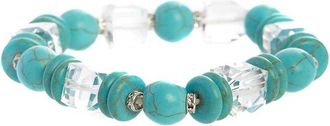 Saachi Saachi Turquoise Stretch Bracelet