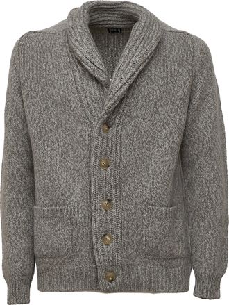 Fedeli Quito Baby Alpaca Shawl Collar Cardigan