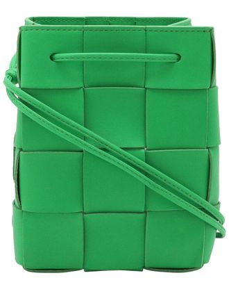 Bottega Veneta Maxi Intrecciato Small Cassette Bucket Bag (Authentic Pre- Loved)