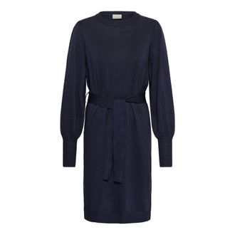 Kaffe Abito in Maglia - - Dresses - Donna - Blu - S