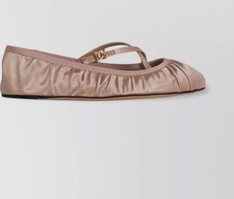 Dolce & Gabbana silk ballerina flats