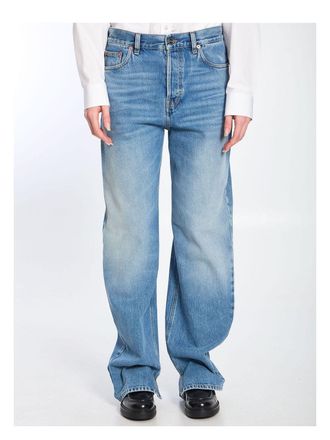 GUCCI BOYFRIEND DENIM COTTON JEANS デニム Gucci Boyfriend Cotton Denim Jeans In Blue - 27% Off