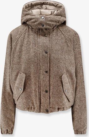 Brunello Cucinelli Giubbino in misto lana vergine m&eacute;lange - BRUNELLO CUCINELLI - gender_Woman