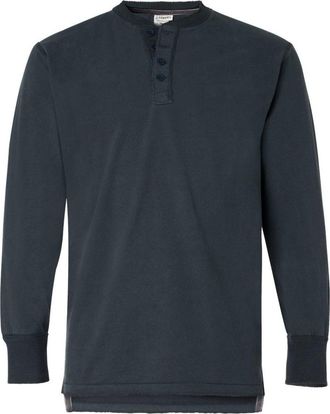 J. America Vintage Brushed Jersey Henley