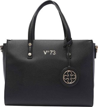 V&deg; 73 Black elara handbag zip handles