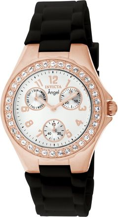 Invicta Angel 1645 Dames Horloge - Quartz Uurwerk - Roestvrij Staal met witte Wijzerplaat - 38mm