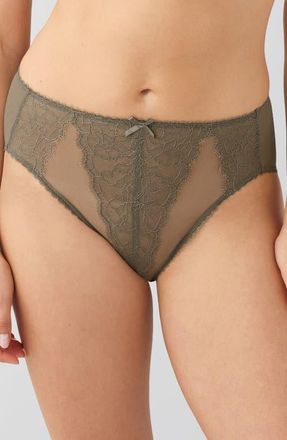 Wacoal Retro Chic High Cut Briefs in Bungee Cord at Nordstrom, Size Xx-Large