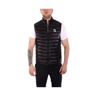 Karl Lagerfeld Heren, Jassen, Zwart, Maat: 5XL Polyamide