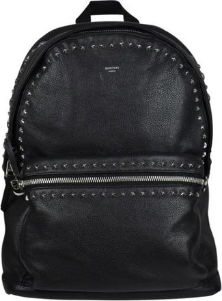 Jimmy Choo London Pre-owned Wilmer Rugzak - Heren - Vintage Rugzakken - Zwart - ONE Size - Leer - Vintage