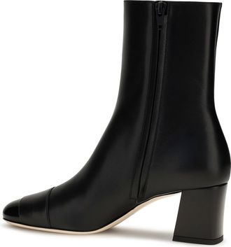 Valentino Garavani Womens Ankle Boots Veeside Leather Black Calf