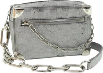 Louis Vuitton Pre-owned Damier Ebene Shoulder Bag - Dames - Vintage Schoudertas - Grijs - ONE Size - Vintage