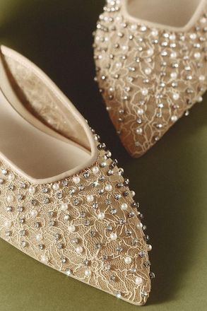 Dolce Vita Cleo Pearl Mule Heels