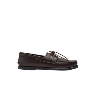 Scarosso Morgan Boat Schoenen - Heren - Bootschoenen - Bruin - 43 EU - Leer - Schoenen