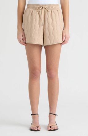 Hunter Quilted Drawstring Shorts in Clay at Nordstrom Rack, Size X-Small