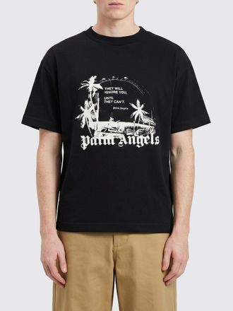Palm Angels T-shirt in cotone con logo