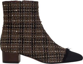 Roberto Festa Milano Fiorene - Dames - Laarzen met Hak - Bruin - 38 EU - Leer - Schoenen