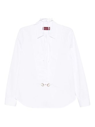Gucci Horsebit Cotton Shirt
