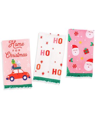 Tiramisu Home For Christmas Holiday Towel Set
