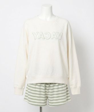 Z Supply Vacay Fleece Sweatshirt In Vanilla Ice