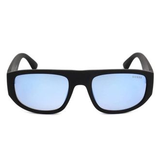 Guess Smoke Mirror Rectangular Mens Sunglasses GF5107 02C 54
