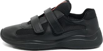 Prada Sneakers con chiusure a strappo - Nero
