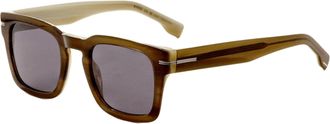 HUGO BOSS Mens 50 mm Beige Sunglasses