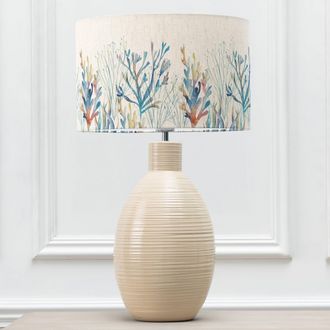 Voyage Maison Epona Table Lamp With Coral Eva Lampshade in Cream