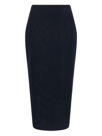 Blazé Milano Sharewood Sussex high-waist midi-rok met jacquard - Blauw
