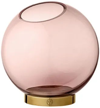 AYTM Design Vase Globe - Rosa/Gold