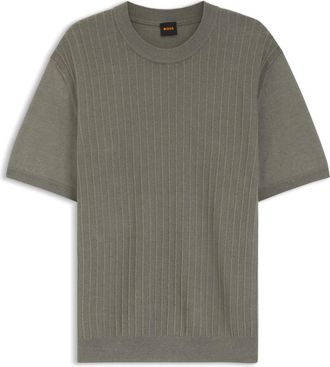 HUGO BOSS Heren, Tops, Beige, Maat: XL