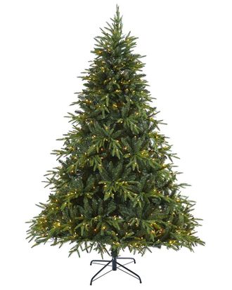Nearly Natural 7Ft. Colorado Mountain Fir Natural Look Artificial Christmas Tree