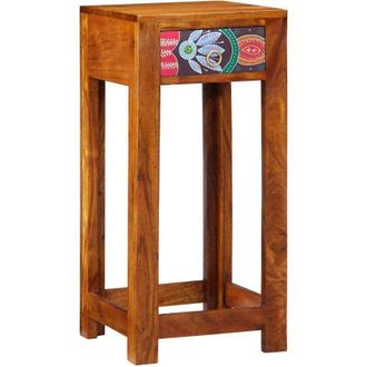 vidaXL Vidaxl - Porta telefono Marrone 35 x 35 x 75 cm Legno massello di acacia