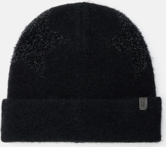 AllSaints Polyamide/wool Star Tinsel Metallic Beanie, Size: 9x10 inch