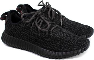 adidas Adidas Yeezy Pirate Black Boost 350 Trainers Size 41.5